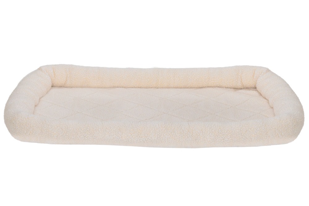slide 1 of 1, Lambswl Crate Bolster-Lg Cream, 1 ct
