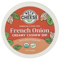 Nuts For Cheese Organic French Onion Creamy Cashew Dip