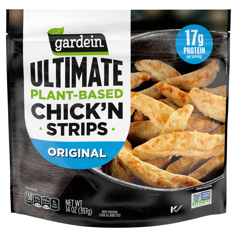 slide 2 of 2, Gardein Ultimate Plant-Based Chick'n Strips, 14 oz., 14 oz