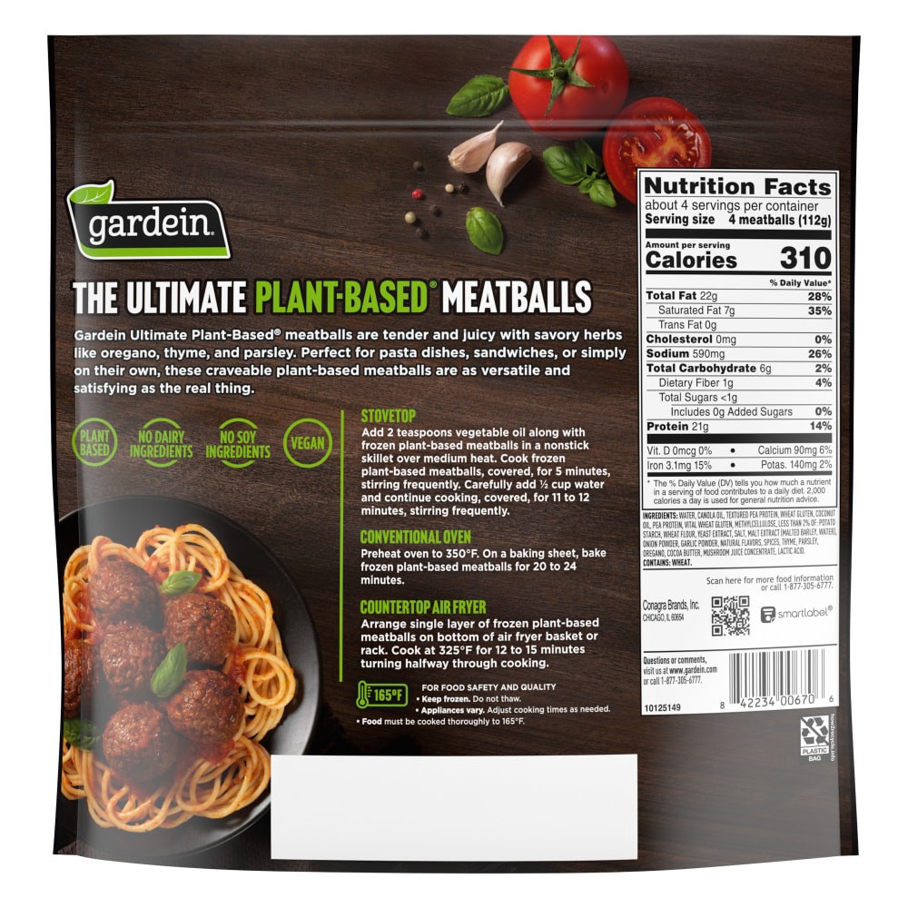 slide 2 of 6, Frzoen Meat Substitute, 15 oz