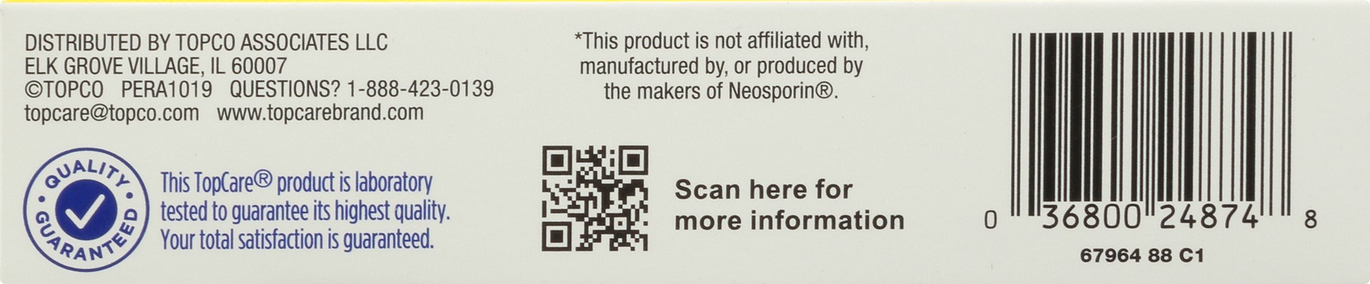 slide 6 of 6, TopCare Health Maximum Strength Triple Antibiotic Ointment + Pain Relief 1 oz, 1 oz