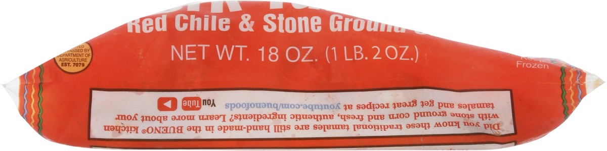 slide 2 of 9, Bueno Foods Bueno Pork Red Chile & Stone Ground Corn Tamales 6 ea, 6 ct