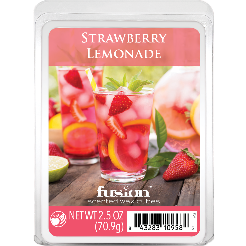 slide 2 of 2, Fusion Strawberry Lemonade Scented Wax Cubes, 2.5 oz