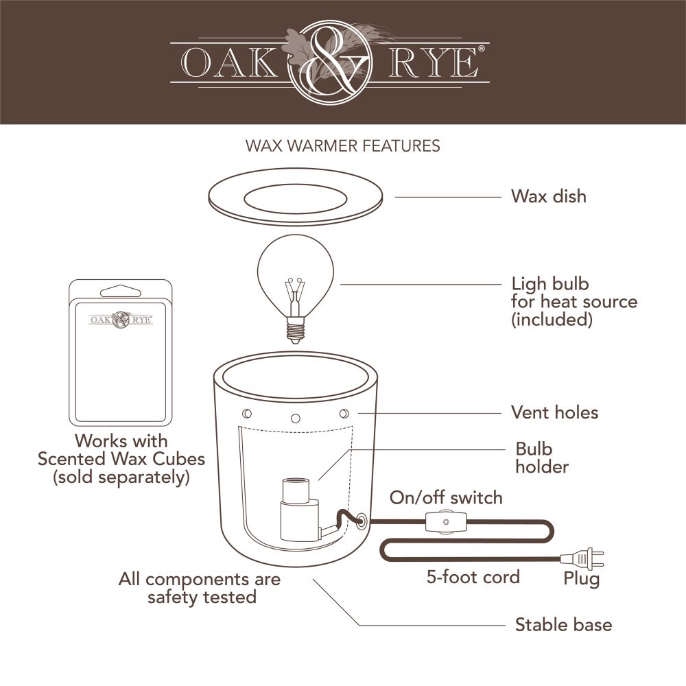 slide 3 of 4, Oak & Rye Full Size Warmer Wildlife, 7 in
