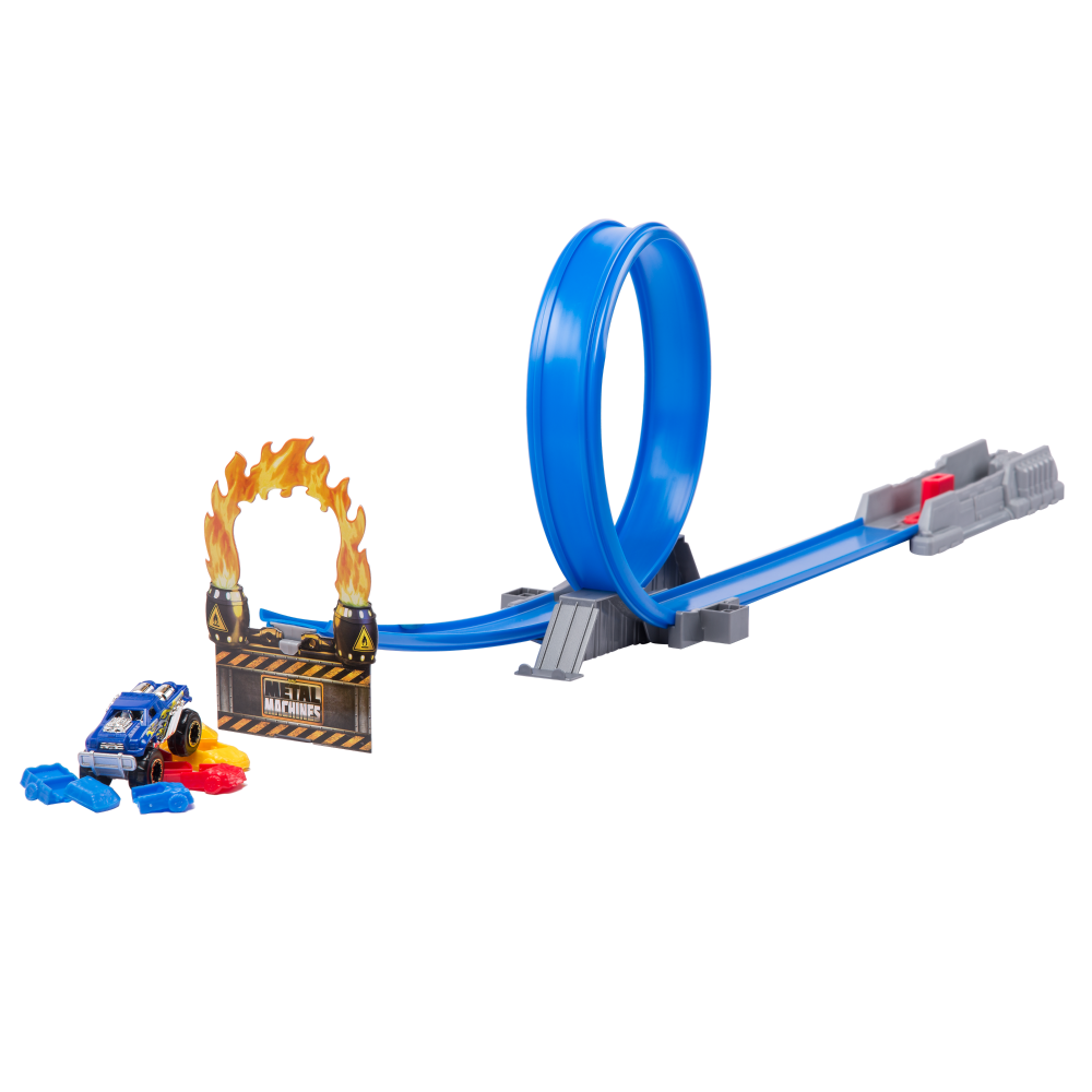 slide 4 of 4, Zuru Metal Machines Road Rampage Vehicle Track Set, 1 ct