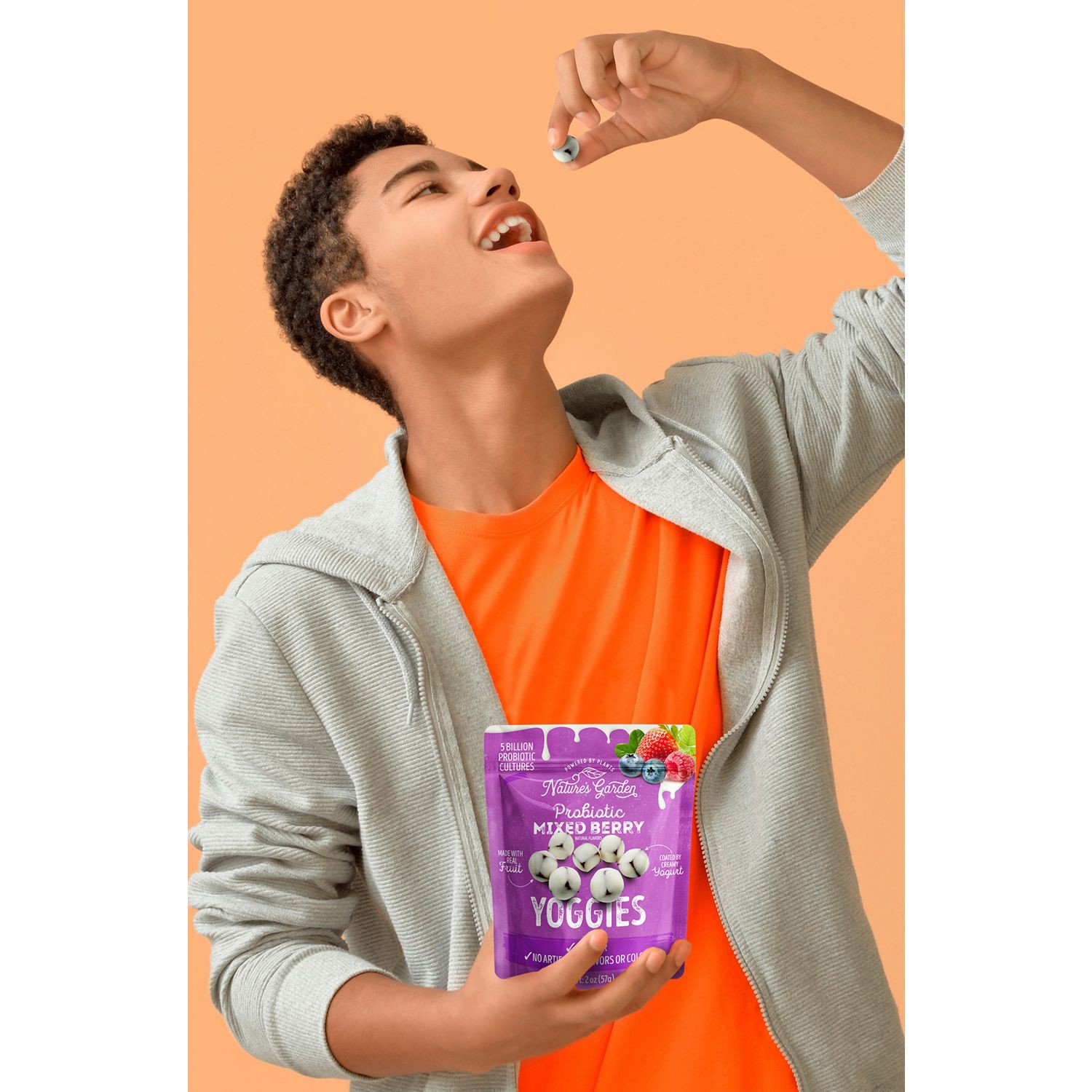 slide 2 of 5, NATURES GARDEN Nature's Garden Probiotic Mixed Berry Yoggies, 2 Oz, 2 oz