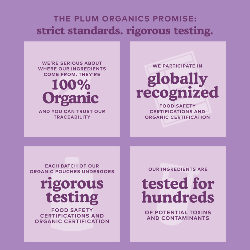 slide 3 of 5, Plum Organics Teensy Snacks Mixed Berry Soft Fruit Snacks .35oz Pouch/5-Count Box, 1.75 oz