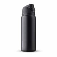 slide 1 of 1, Owala Freesip Stainless Steel Water Bottle - Very Very Dark Black, 32 oz