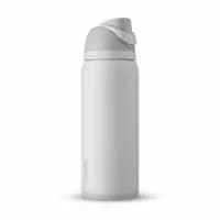 Owala Freesip Stainless Steel Water Bottle - Shy Marshmallow White