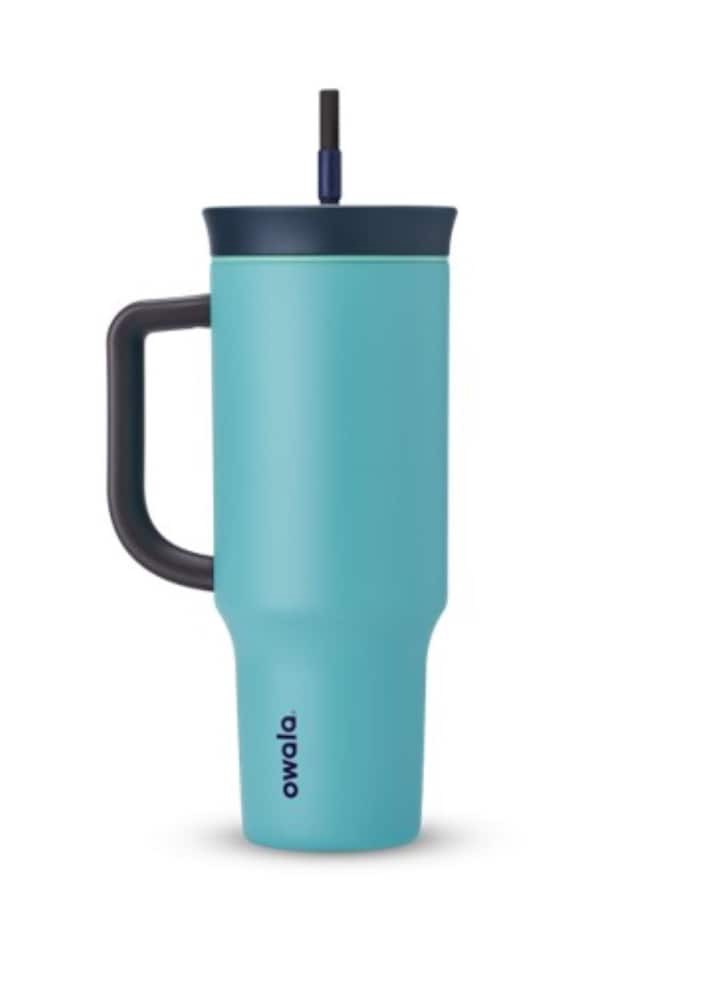 slide 1 of 1, Owala Stainless Steel Travel Tumbler - Splash Zone, 40 oz