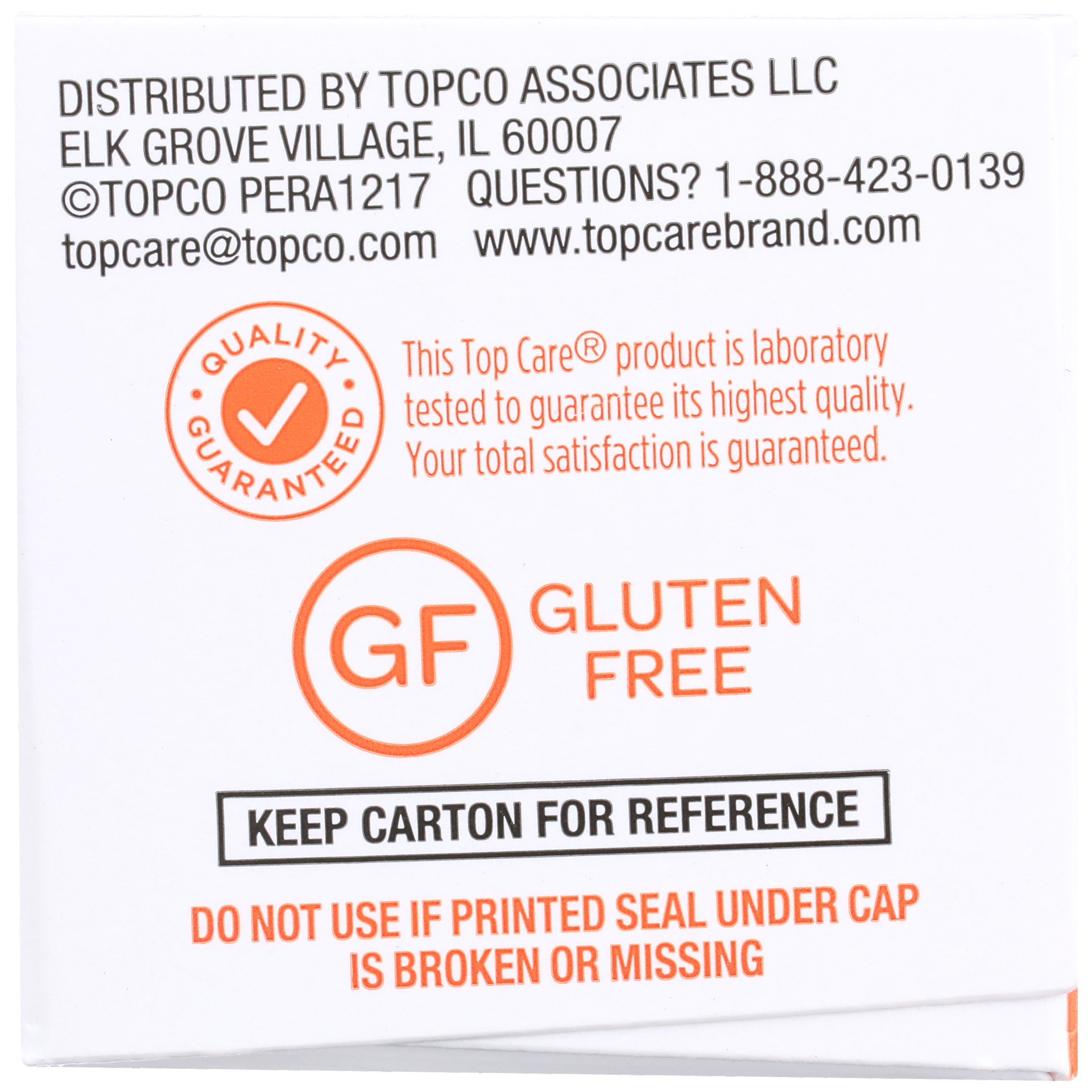 slide 3 of 6, Topcare Ibup Tabs Orange, 100 ct