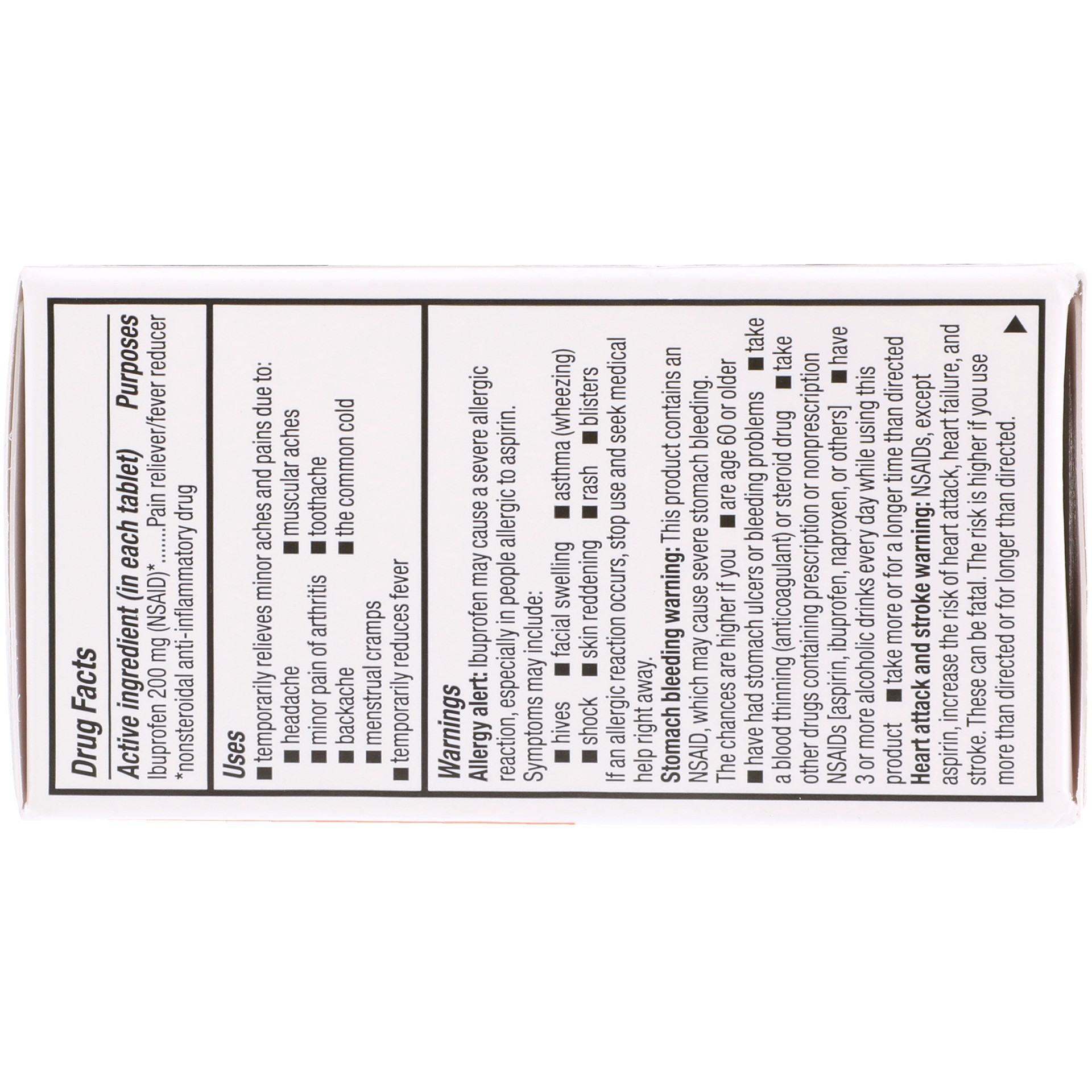 slide 2 of 6, Topcare Ibup Tabs Orange, 100 ct