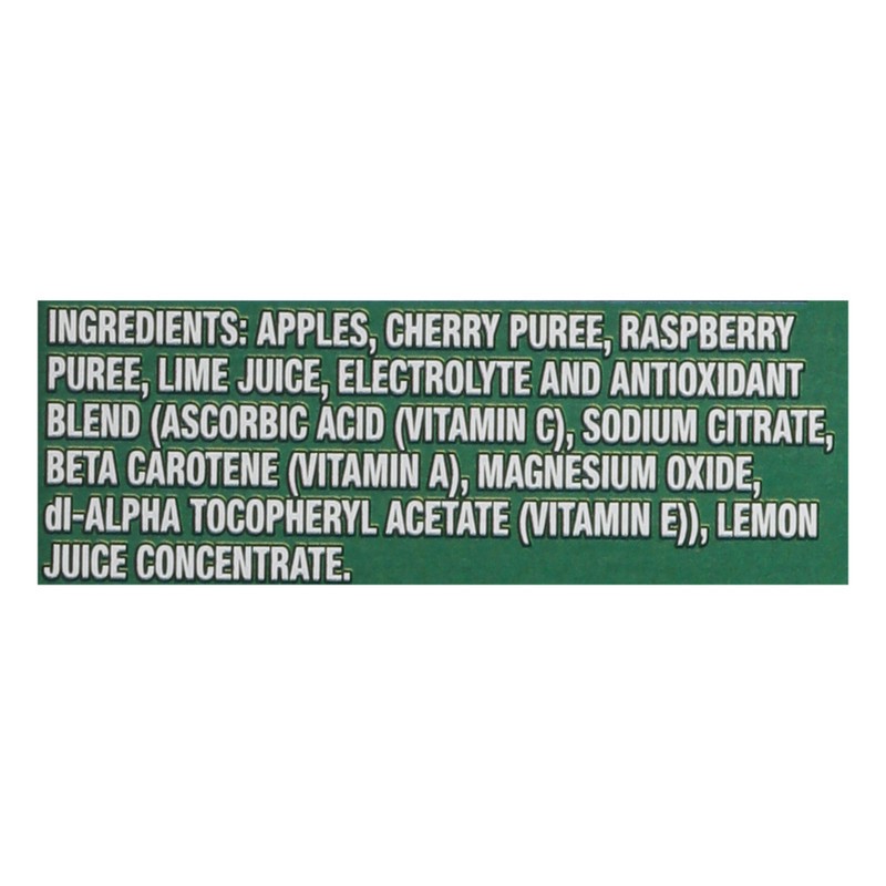 slide 2 of 5, GoGo squeeZ Cherry Raspberry & Lime Fruit Blend with Electrolytes 4 - 3.9 oz Pouches, 4 ct