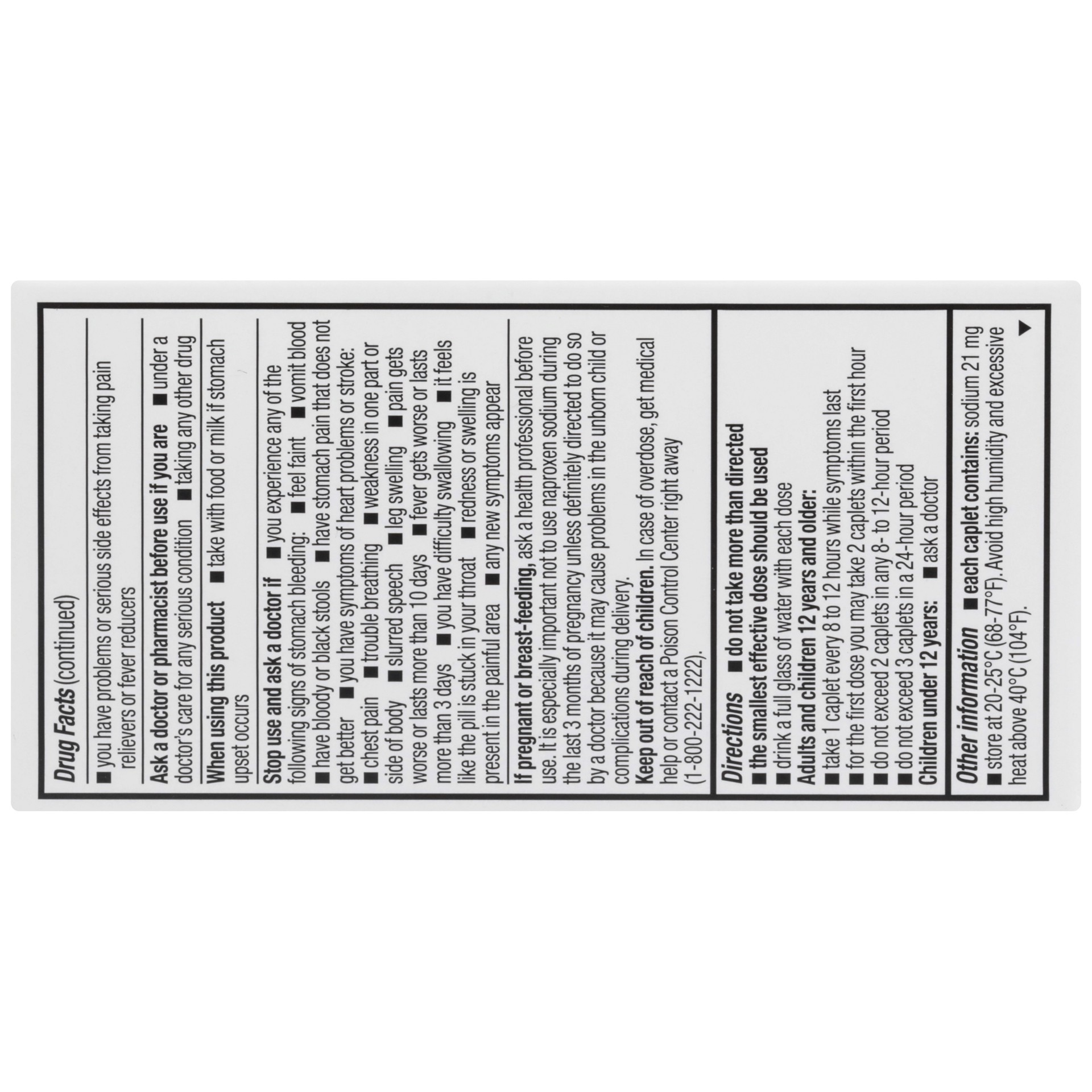 slide 2 of 6, TopCare Naproxin All Day Pain Relie, 50 ct