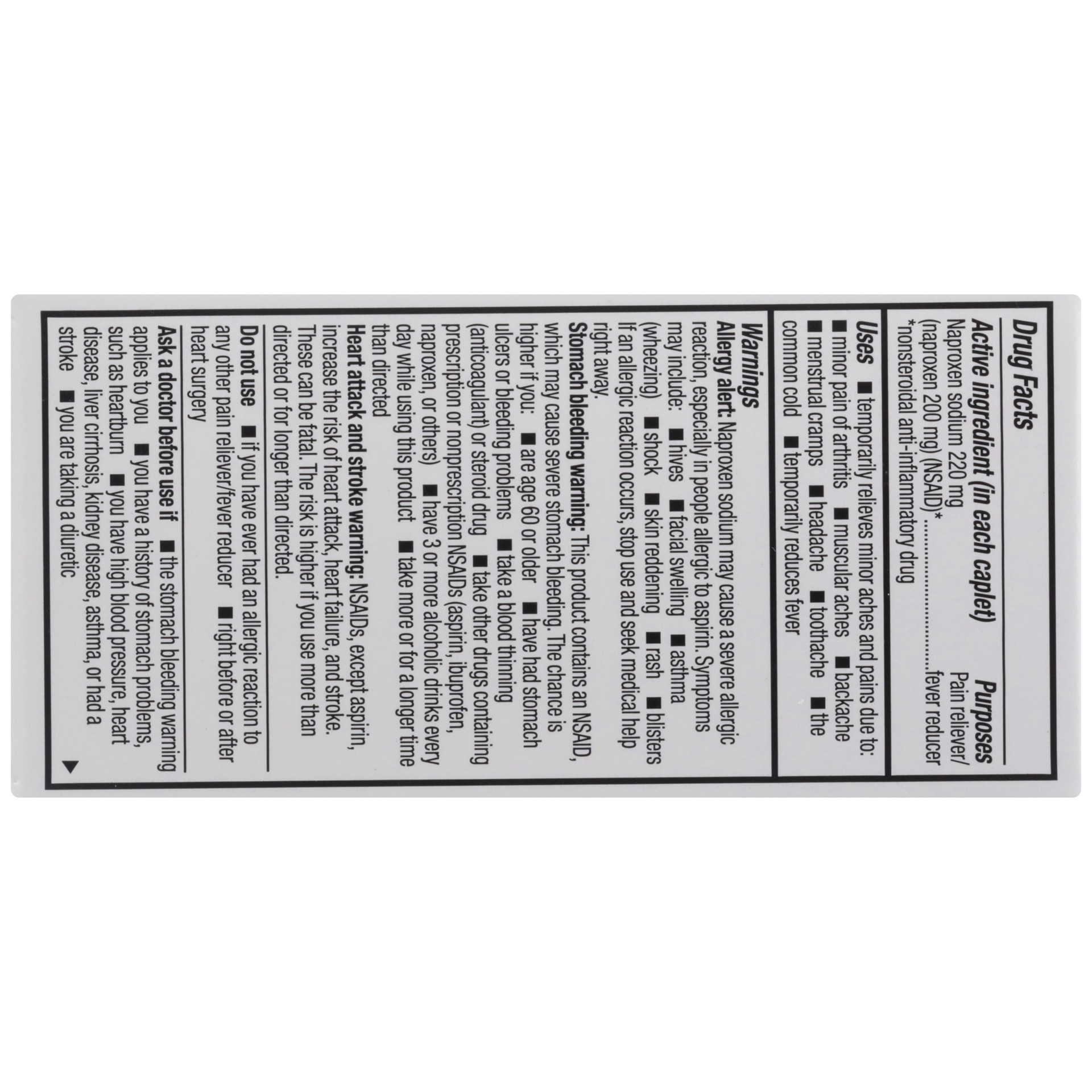 slide 6 of 6, TopCare Naproxin All Day Pain Relie, 50 ct