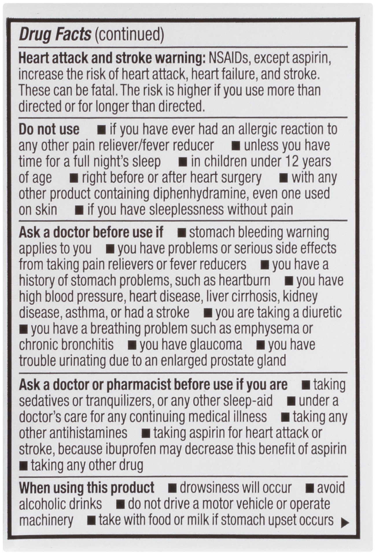 slide 2 of 6, TopCare Health Nighttime Ibuprofen PM 40 Coated Caplets, 40 ct