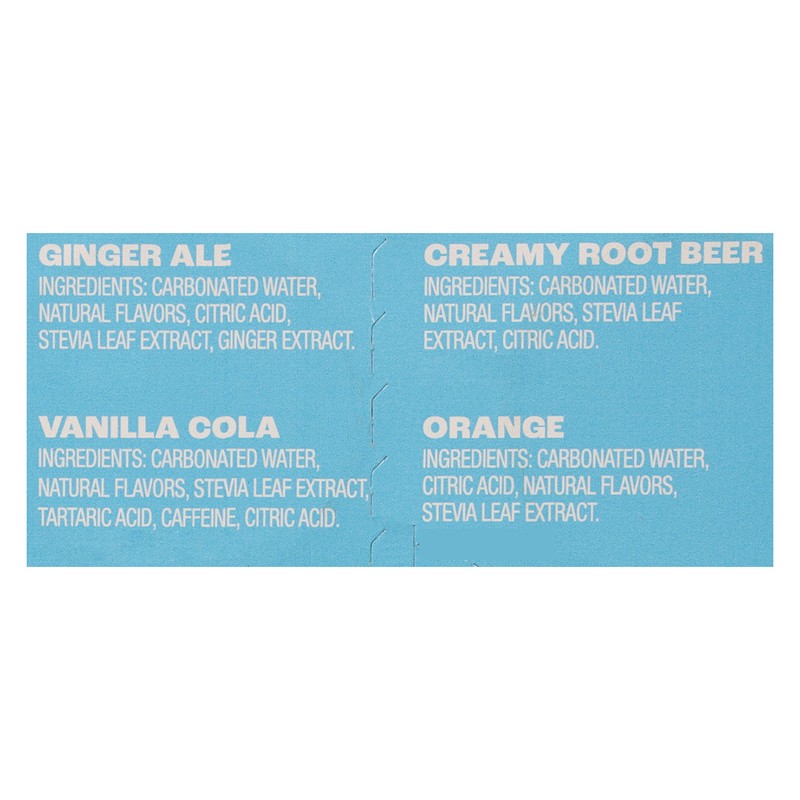 slide 5 of 5, Zevia Zero Sugar Assorted Soda Variety Pack 12 - 12 fl oz Cans, 12 ct