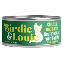 Birdie & Louie Chicken & Lamb Wet Cat Food 3 Oz