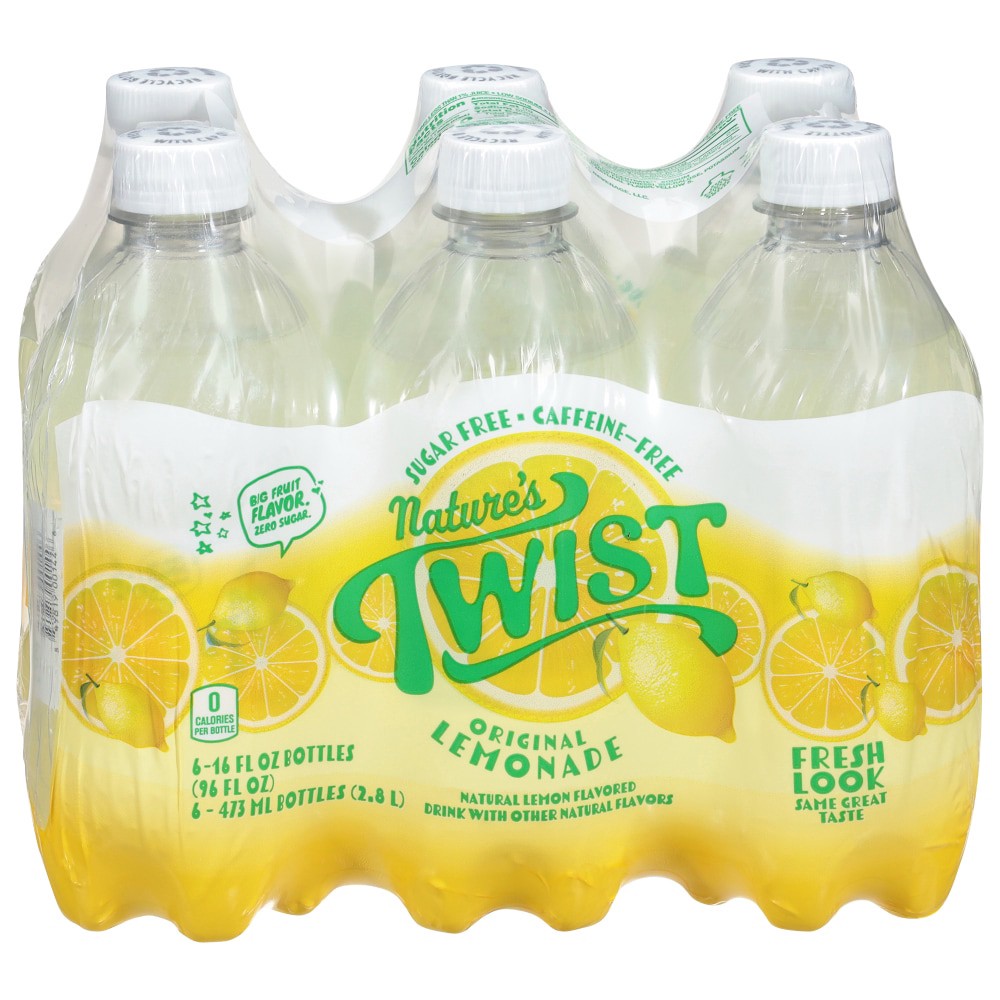 slide 2 of 3, Nature's Twist Lemonade, Sugar Free- 16 fl oz, 16 fl oz