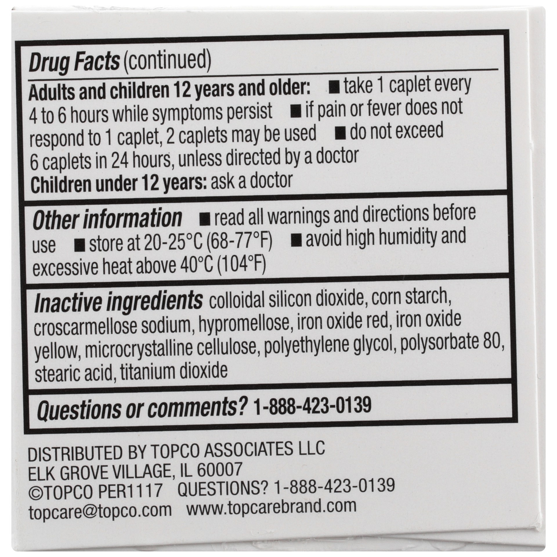 slide 3 of 6, Topcare Ibuprofen Capsules, 50 ct