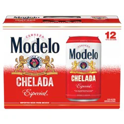 Modelo Chelada Especial Mexican Import Flavored Beer, 12 pk 12 fl oz Cans, 3.5% ABV