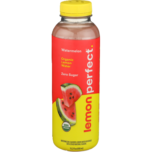 slide 1 of 1, Lemon Perfect Organic Watermelon-Flavored Lemon Water Beverage, 15.2 fl oz