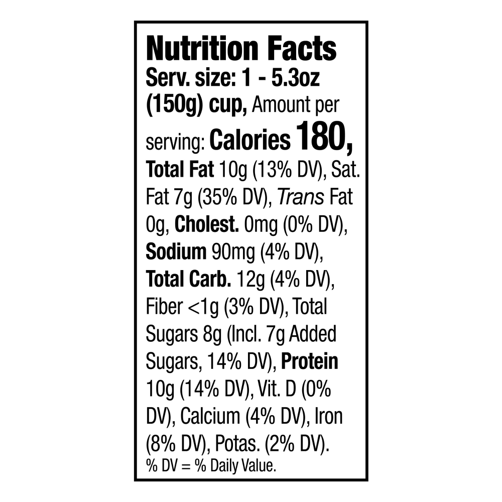 slide 5 of 6, siggi's Plant Based Coconut Blend, Mixed Berries, 5.3 oz, 5.3 oz