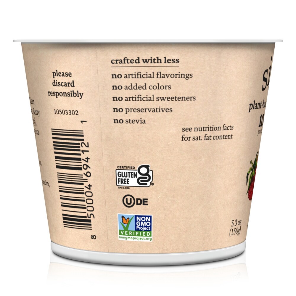 slide 3 of 6, siggi's Plant Based Coconut Blend, Mixed Berries, 5.3 oz, 5.3 oz