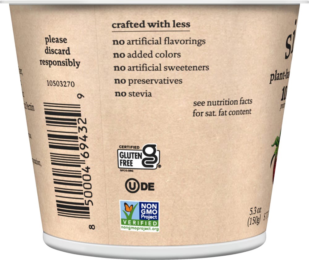slide 3 of 4, Siggi's siggi’s Plant-Based Coconut Blend, Strawberry, 5.3 oz, 5.3 oz