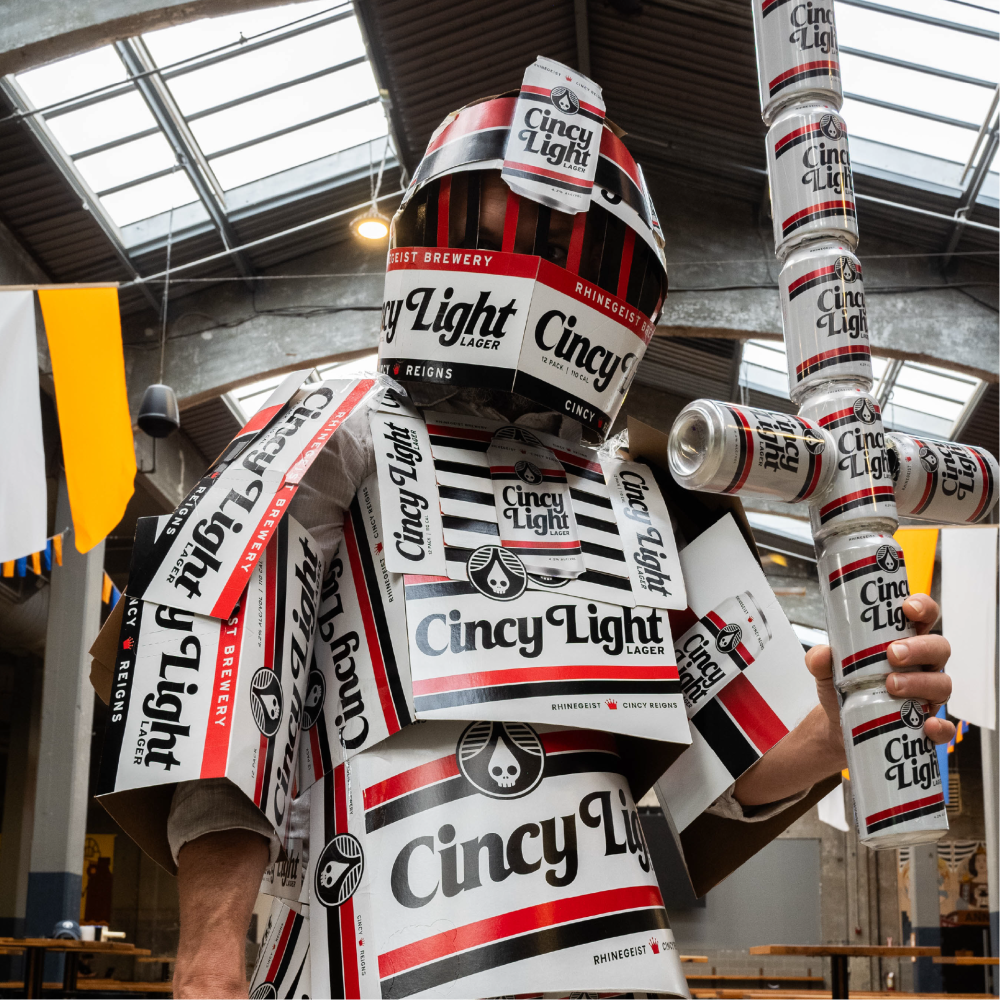 slide 3 of 5, Rhinegeist Cincy Light Lager Craft Beer, 24 ct; 12 oz