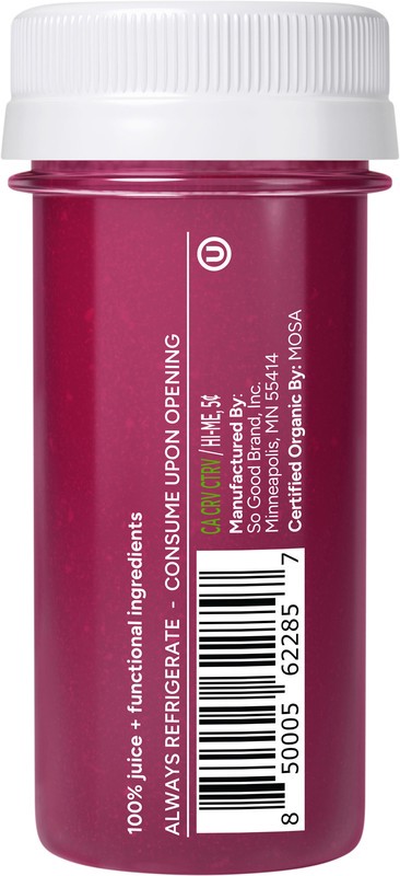 slide 5 of 5, So Good So You Gut Support Pomegranate Blueberry Probiotic Shot, 1.7 fl oz