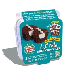 Better Bites Bakery Gluten Free Vegan Lil' Mo Mini Cupcakes - 4ct