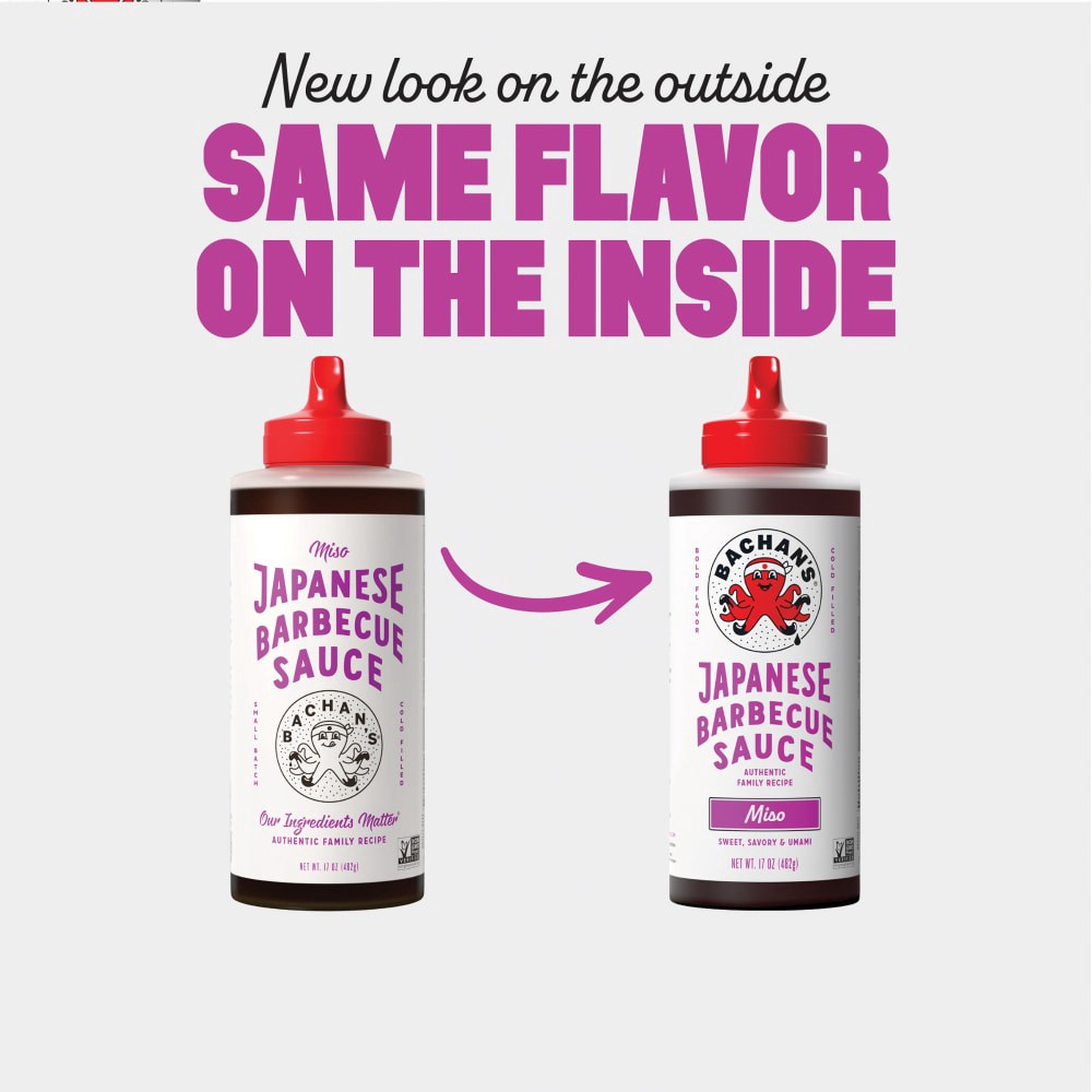 slide 4 of 6, Bachan's Miso Japanese BBQ Sauce, 17oz Bottle - Bold, Fresh, Umami Flavor, 17 oz