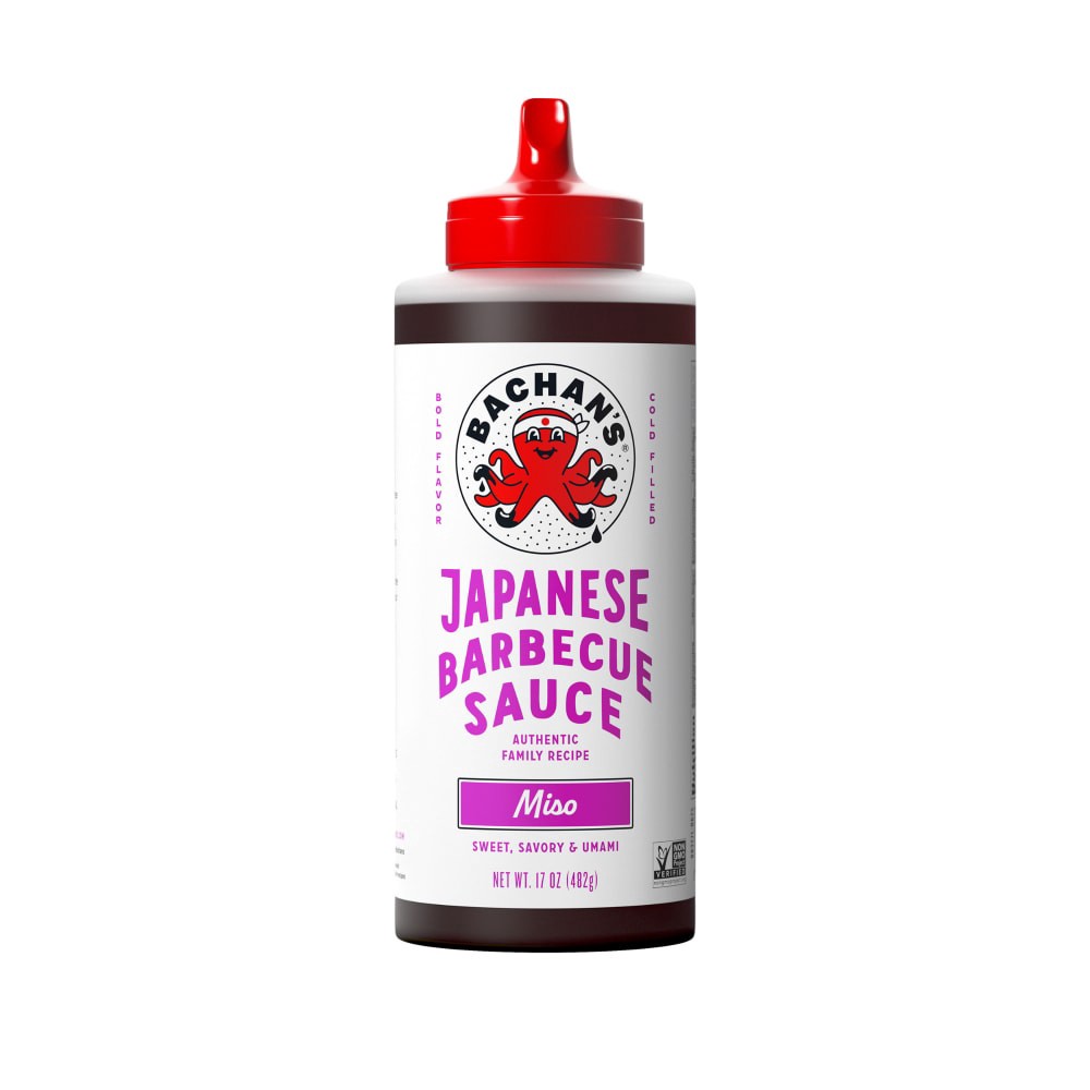 slide 3 of 6, Bachan's Miso Japanese BBQ Sauce, 17oz Bottle - Bold, Fresh, Umami Flavor, 17 oz