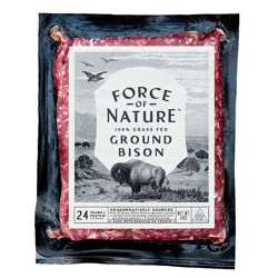 Force Of Nature 100% Grass Fed Ground Bison
