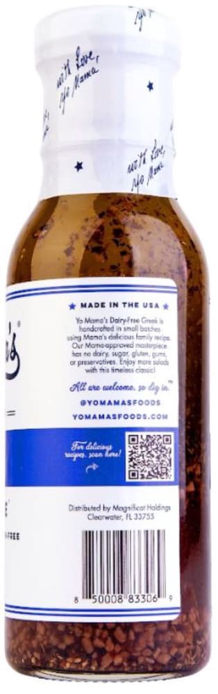 slide 3 of 4, Yo Mama's Yo Mamas Foods Dressing Greek, 12 oz