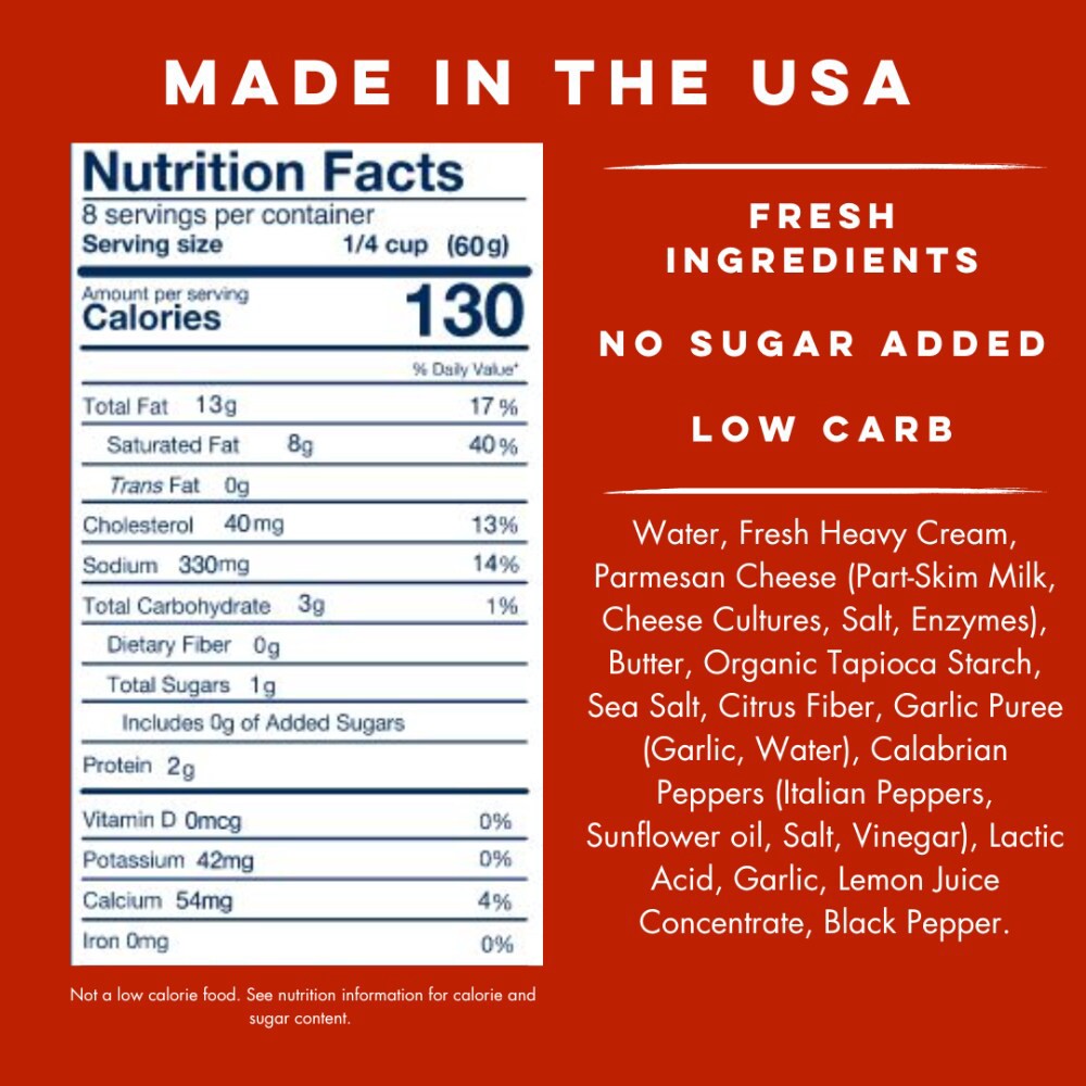 slide 2 of 5, Yo Mama's® Calabrian Chili Spicy Alfredo, 16 oz