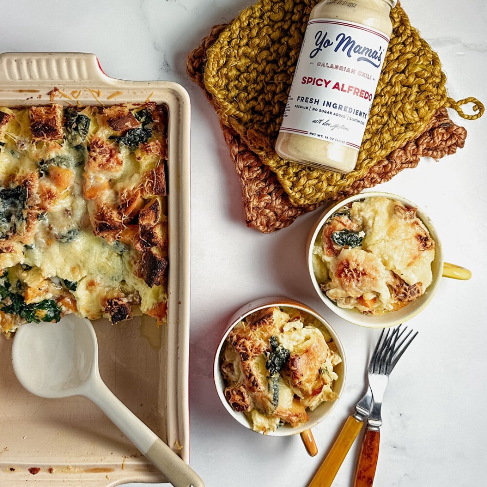 slide 3 of 5, Yo Mama's® Calabrian Chili Spicy Alfredo, 16 oz