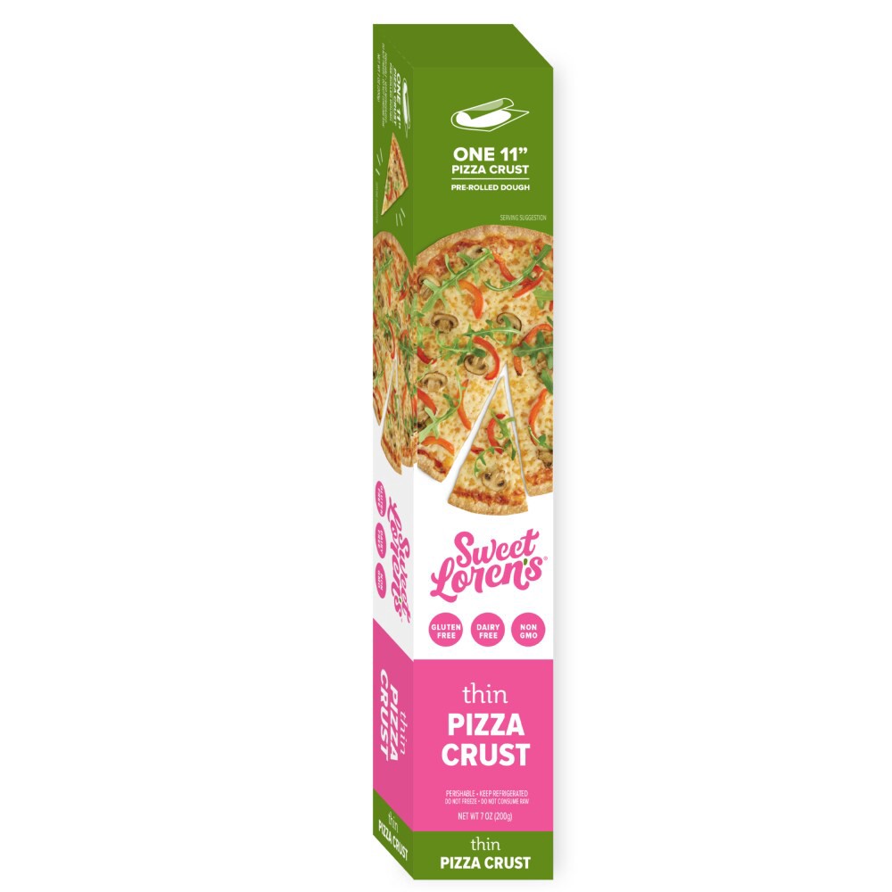 slide 5 of 6, Sweet Loren's Thin Pizza Crust, 7 oz