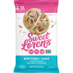 Sweet Lorens Birthday Cake Cookie Dough