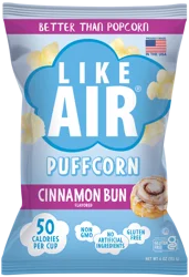 Like Air Cinnamon Bun Flavored Puffcorn 4 oz