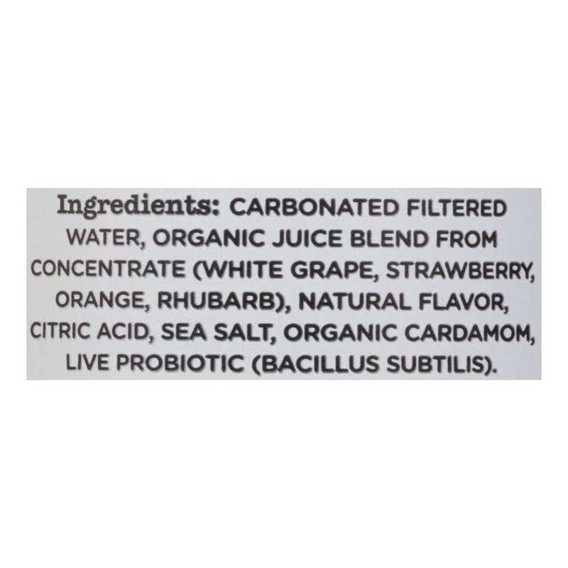 slide 3 of 5, Culture Pop Strawberry & Rhubarb Probiotic Soda 12 fl oz, 12 fl oz