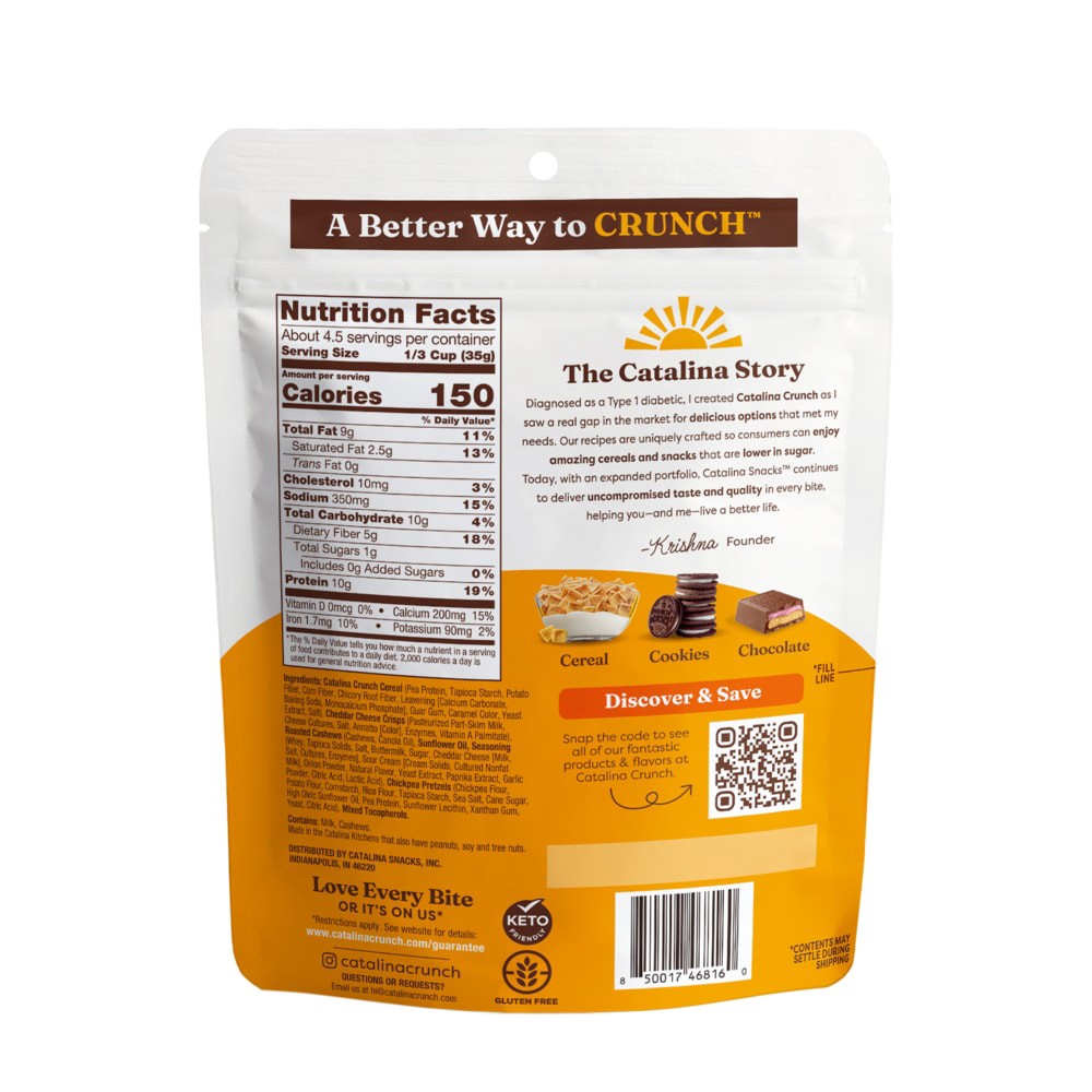 slide 3 of 6, Catalina Crunch Protein Snack Mix, Cheddar, 5.25 oz, 5.25 oz