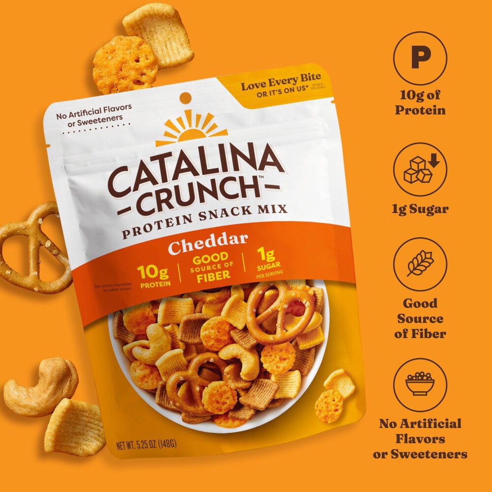 slide 5 of 6, Catalina Crunch Protein Snack Mix, Cheddar, 5.25 oz, 5.25 oz