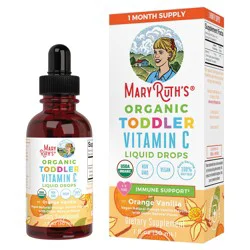 Mary Ruth's Organic Toddler Orange Vanilla Vitamin C Drops 1 Oz