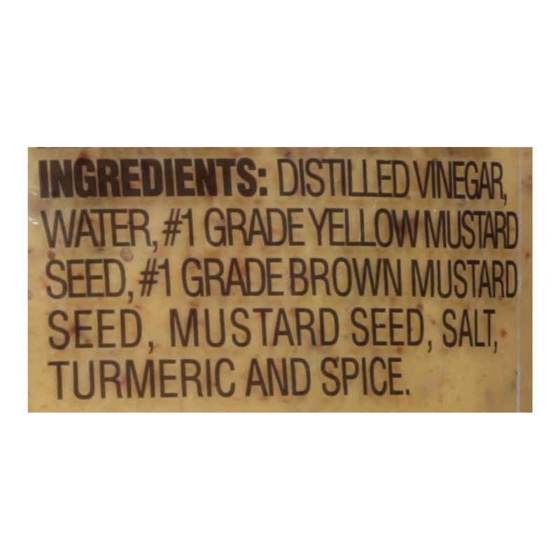 slide 3 of 5, Mike's Mustard, Stoneground, Spicy Brown, 12.5 oz