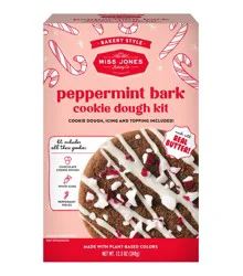 Miss Jones Peppermint Bark Cookie Dough Kit, 12.6 oz