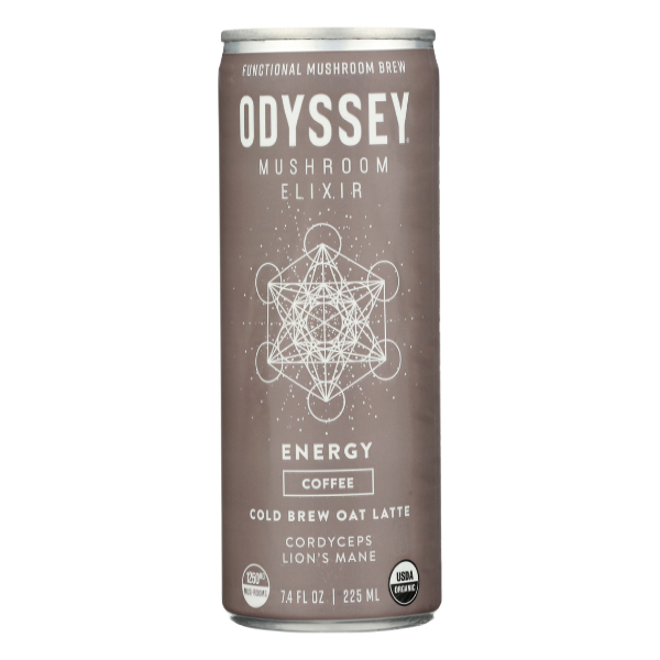 Odyssey Elixir Odyssey Mushroom Elixir Cold Brew Oat Latte Energy ...