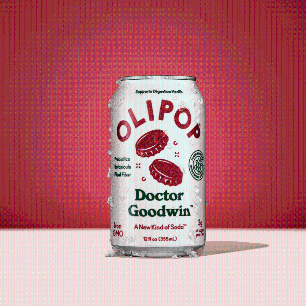 slide 4 of 4, OLIPOP Doctor Goodwin, A New Kind of Soda - 12 fl oz, 12 fl oz
