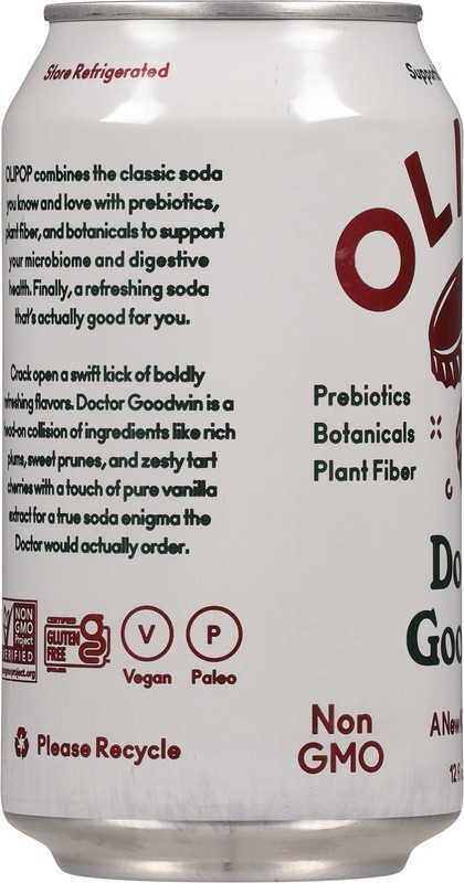 slide 4 of 5, OLIPOP Doctor Goodwin, A New Kind of Soda - 12 fl oz, 12 fl oz